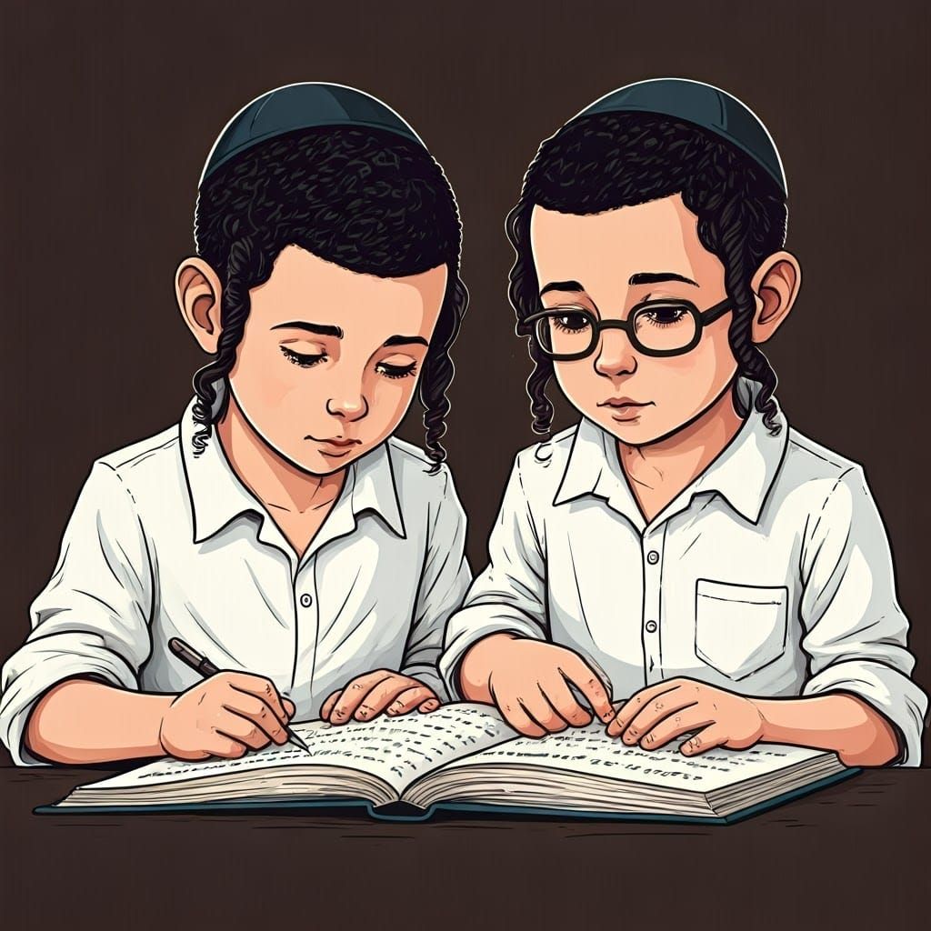 Haredi Children Study in Harmony