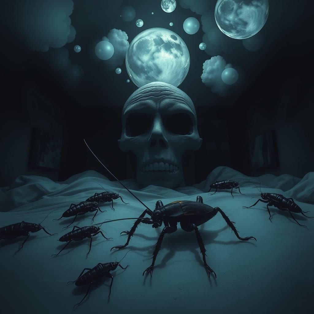 Haunting Surrealism of Dark Horrors Within