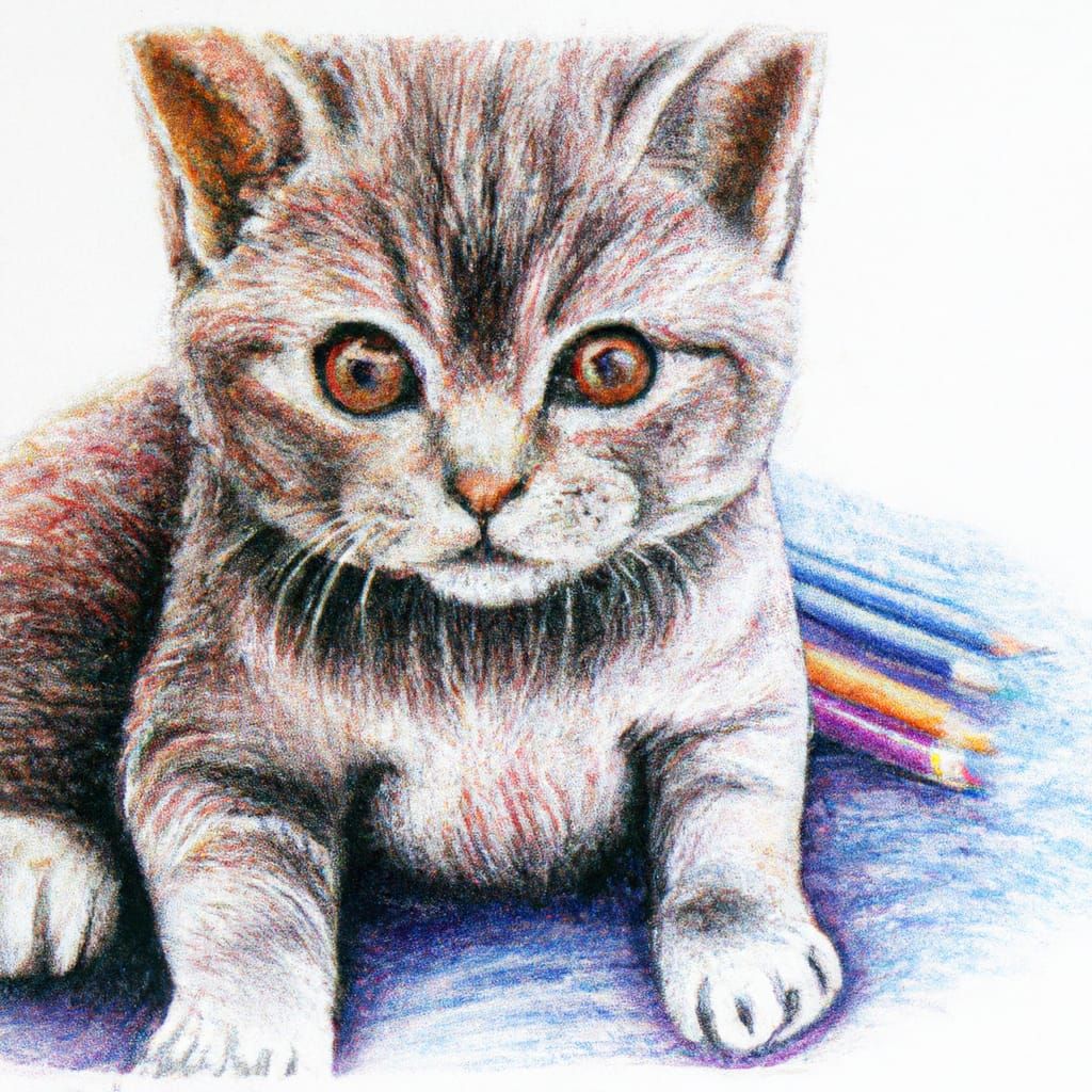Crayon Kitten