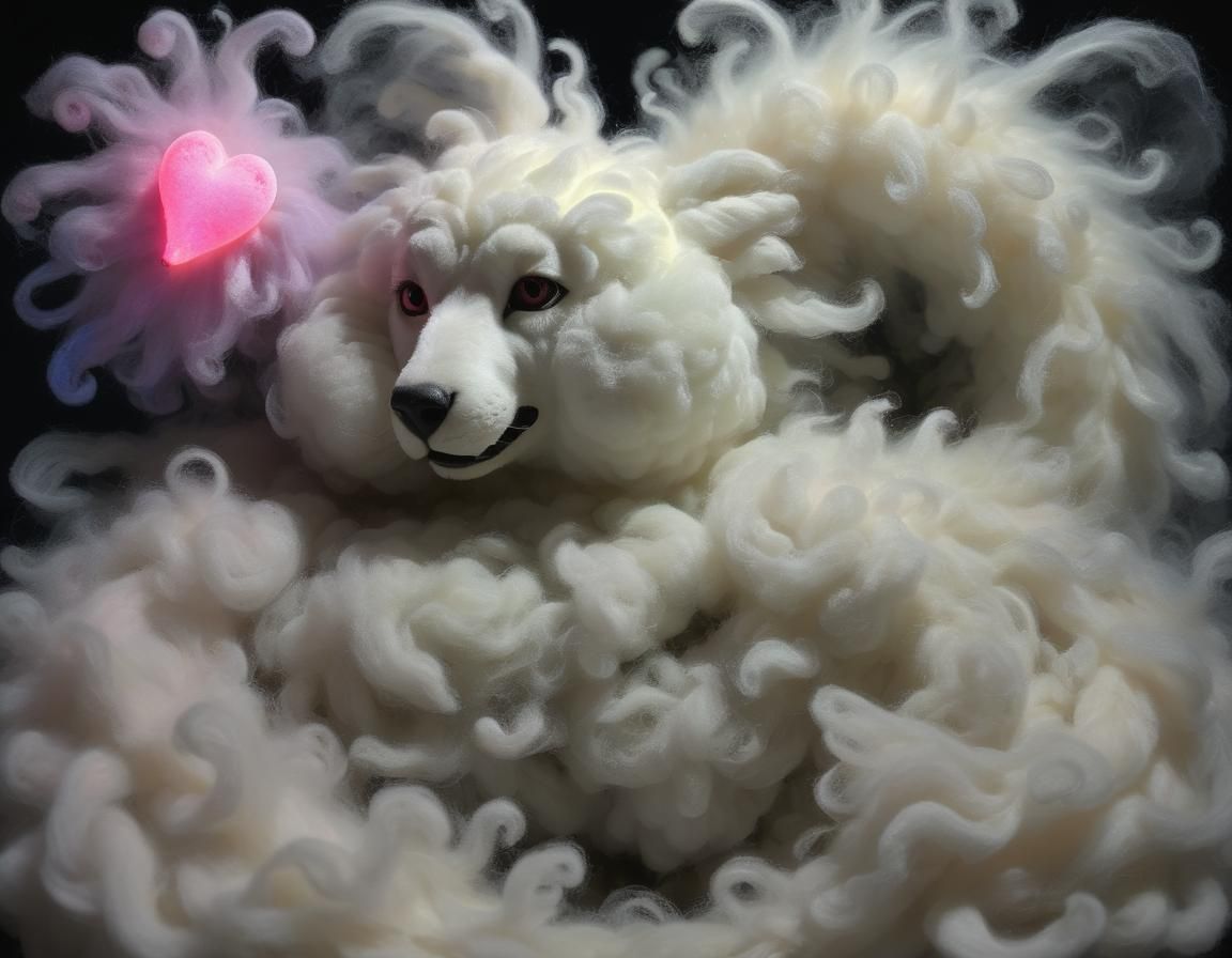 Surreal Steampunk Dreamscape with Barking Entities