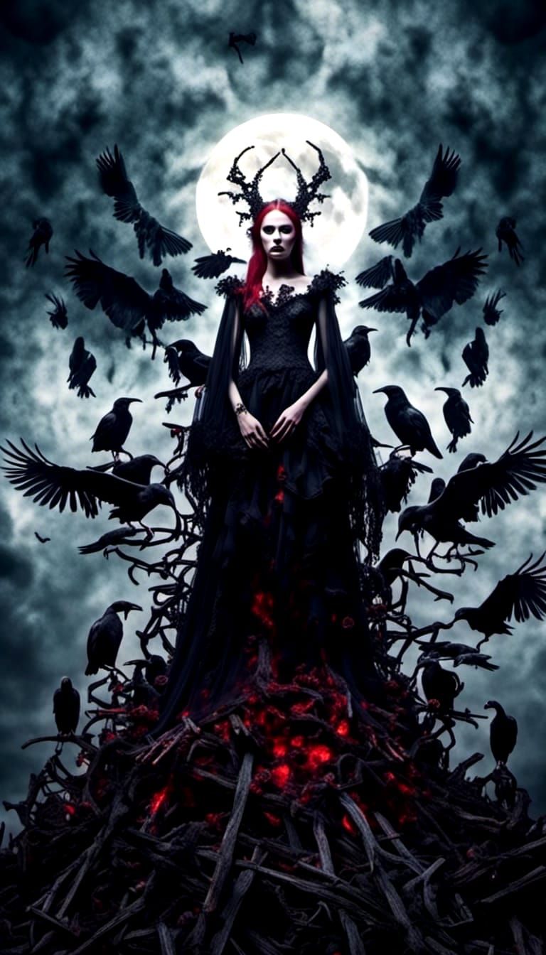 Double exposure Gothic Art::<lora:dark art:1.0> Lilith,<lora...