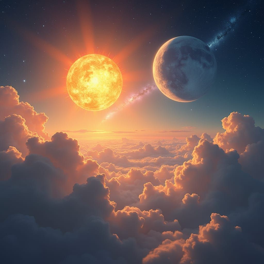 The Fourth Day: Creation of Sun, Moon, and Stars