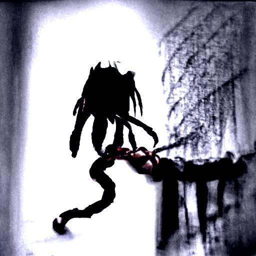 Horrifying Monster Embodiment of Fear in Dark Fantasy Style