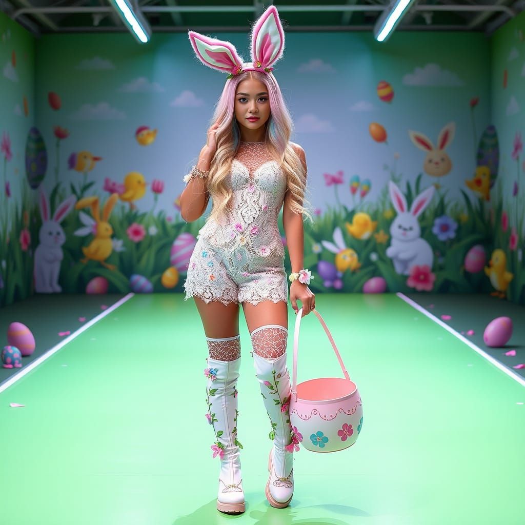 Hoppy easter from the Easter Spring Bunny...