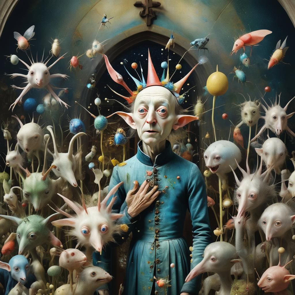 Bosch's Garden of Earthly Delights: Hyperrealistic Birthday