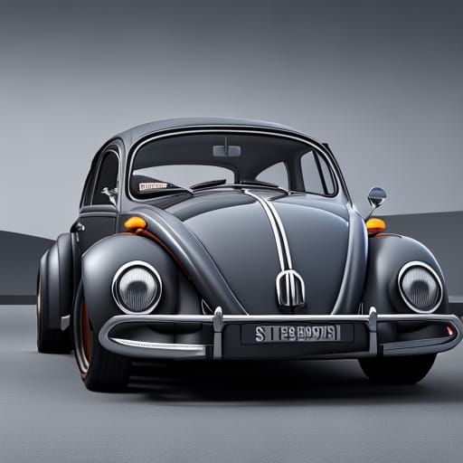 1953 Dark Gray Beetle in Quito: 3D Game Cinematic