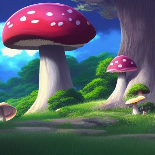 Giant Mushrooms