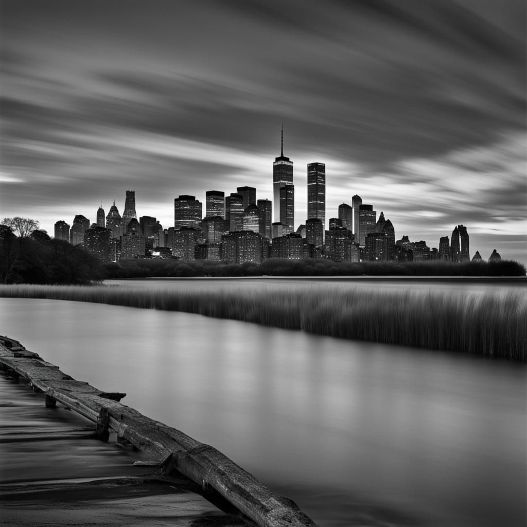 Majestic New York City World Trade Center Architecture in Da...