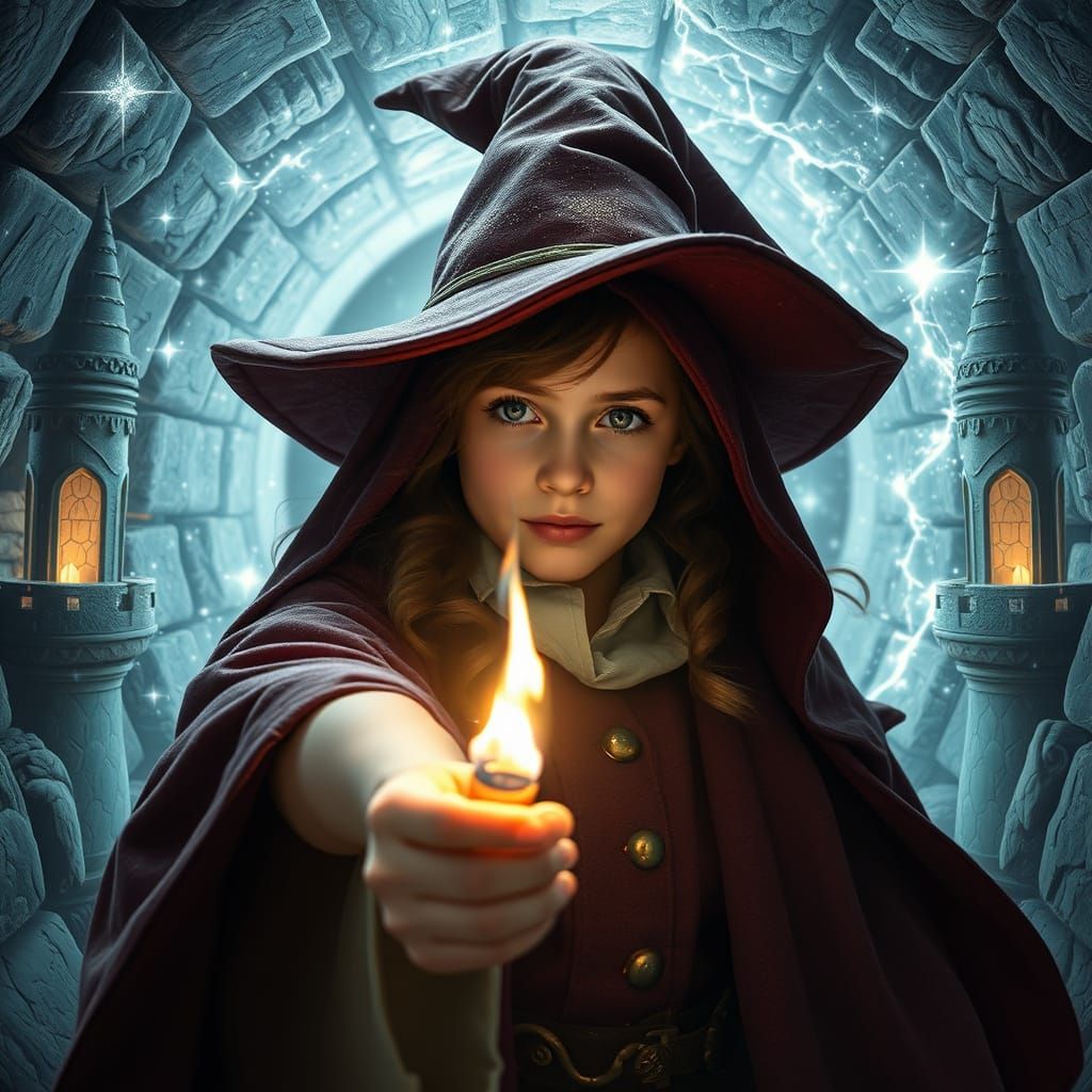 Young Wizard Quantum Tunneling Through Castle Wall