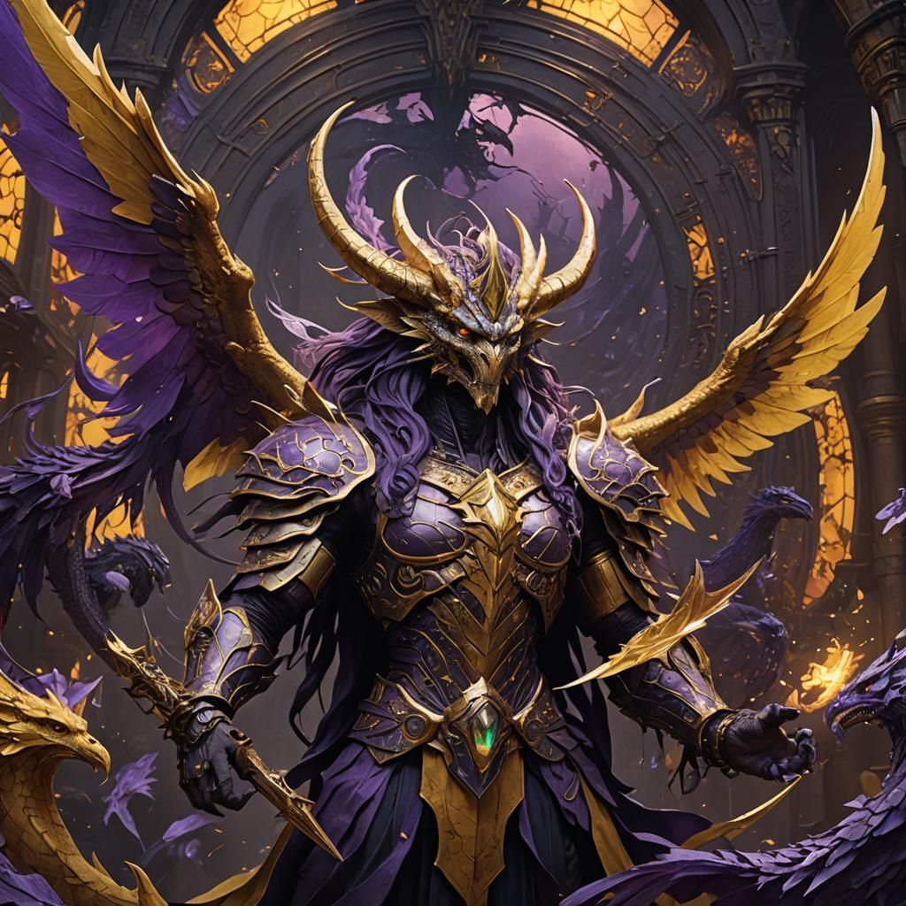 Tiamat Dark Fantasy Concept Art in 8k Resolution