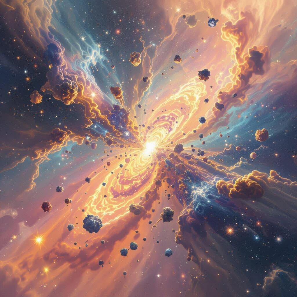 Abstract Phenomenon Generated by AI