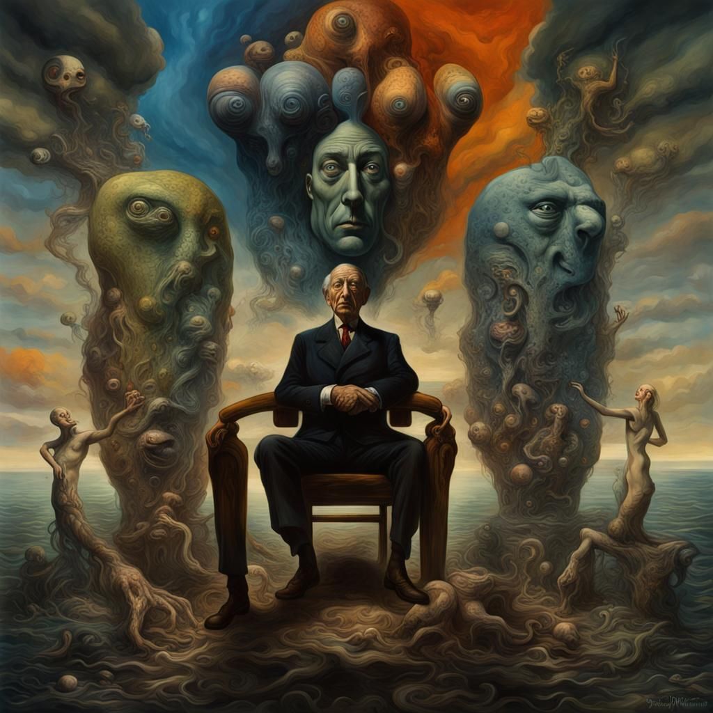 Surreal Dreamscape in Magical Realism Style