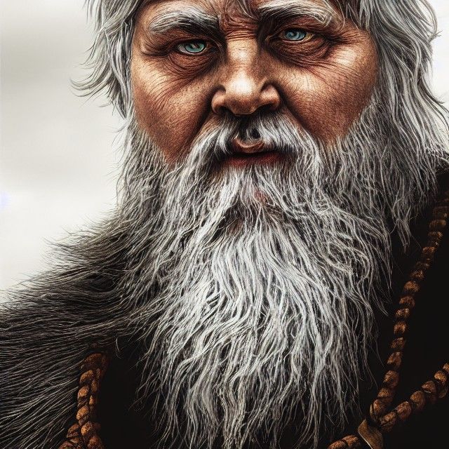 Odin Portrait: Hyperrealistic Norse God in 8K