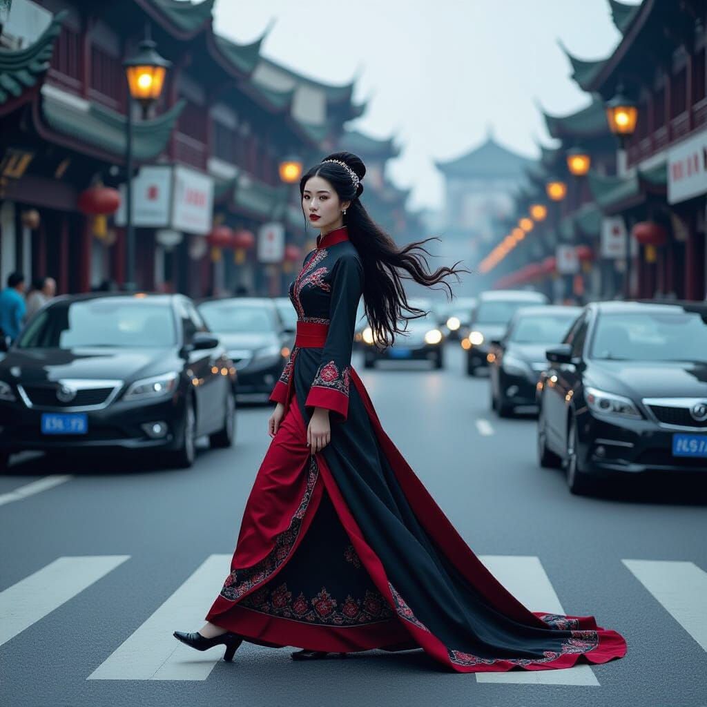 Chaste Chinese Maiden Causes Car Crashes in Pre-Raphaelite S...