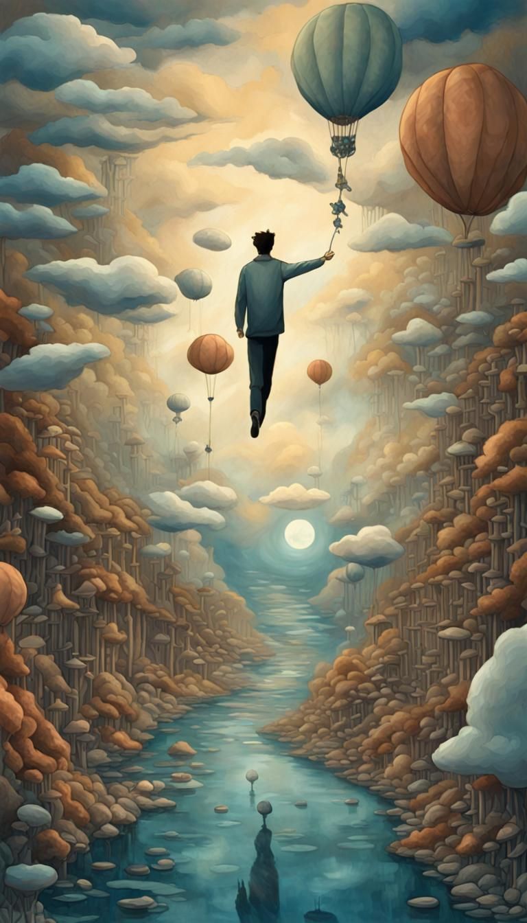 Surreal Dreamscape: Blurring Reality in Ethereal Art