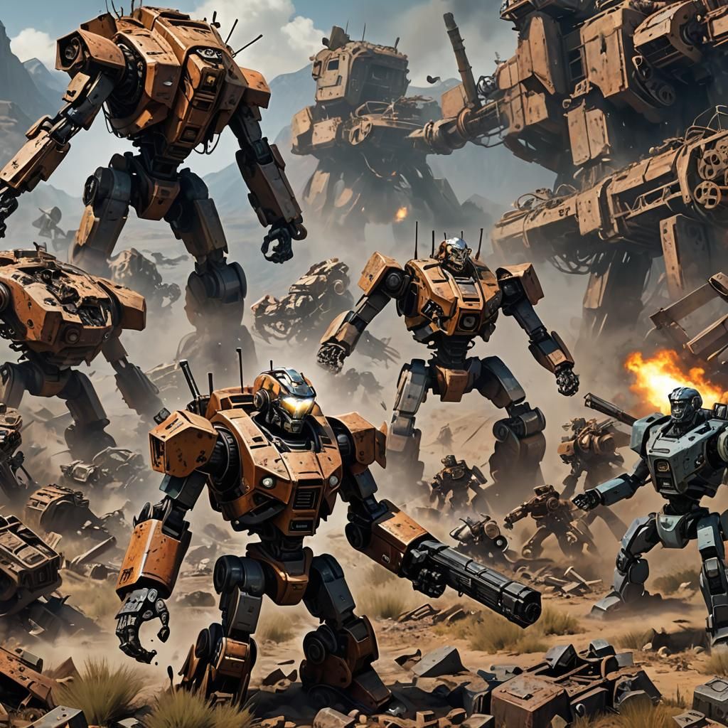 Alexander Defeats Enemies in Cyberpunk Wasteland