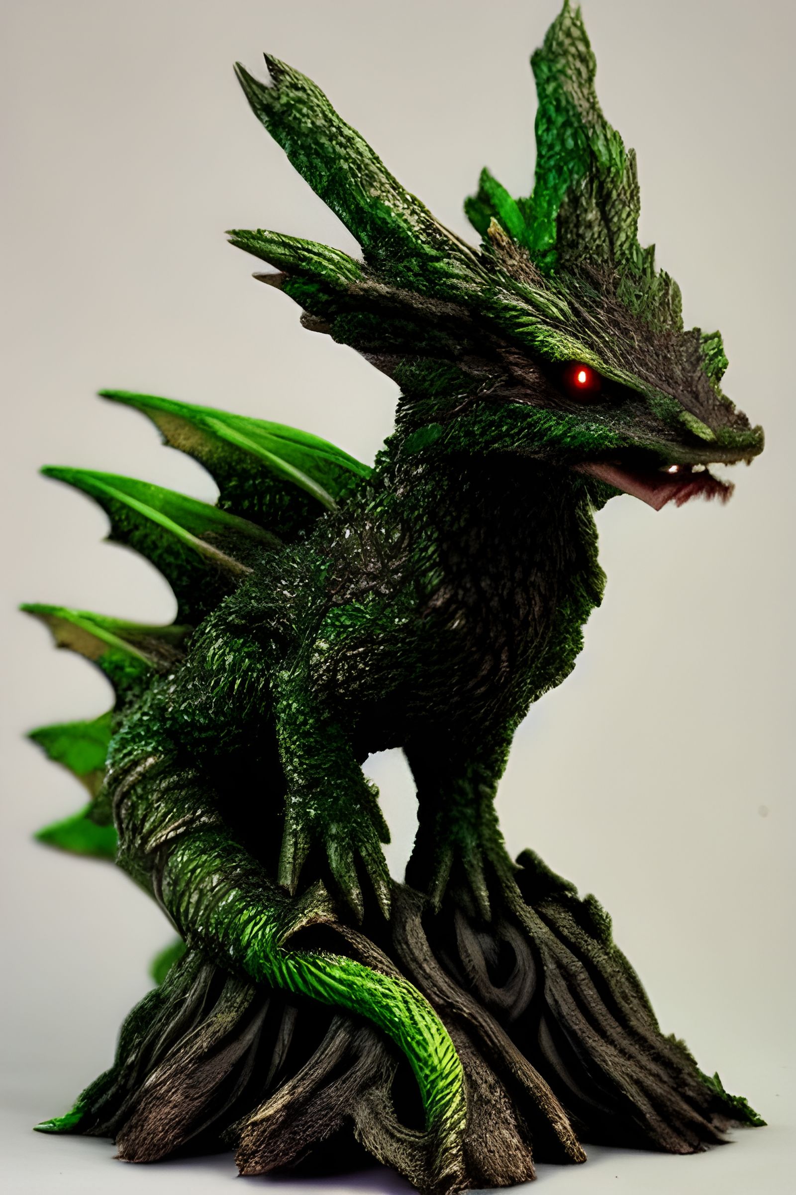 Regal Baby Spriggan Dryad Dragon Portrait