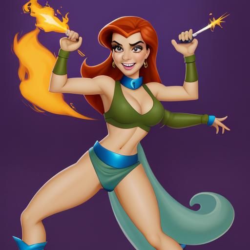 Kim Possible as a Genie
