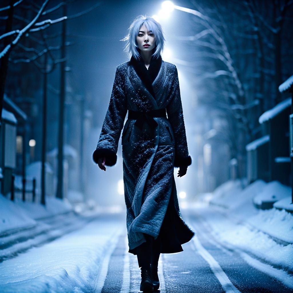 Grayfia Lucifuge as Yuki Onna in Blizzard