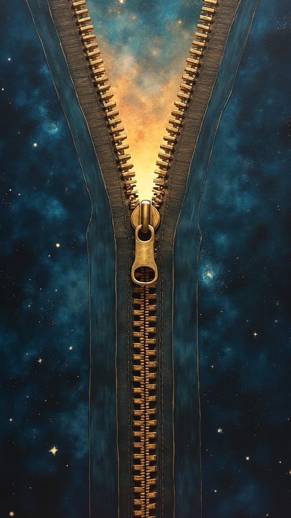 Cosmic Zipper Reveals Universal City in Night Sky