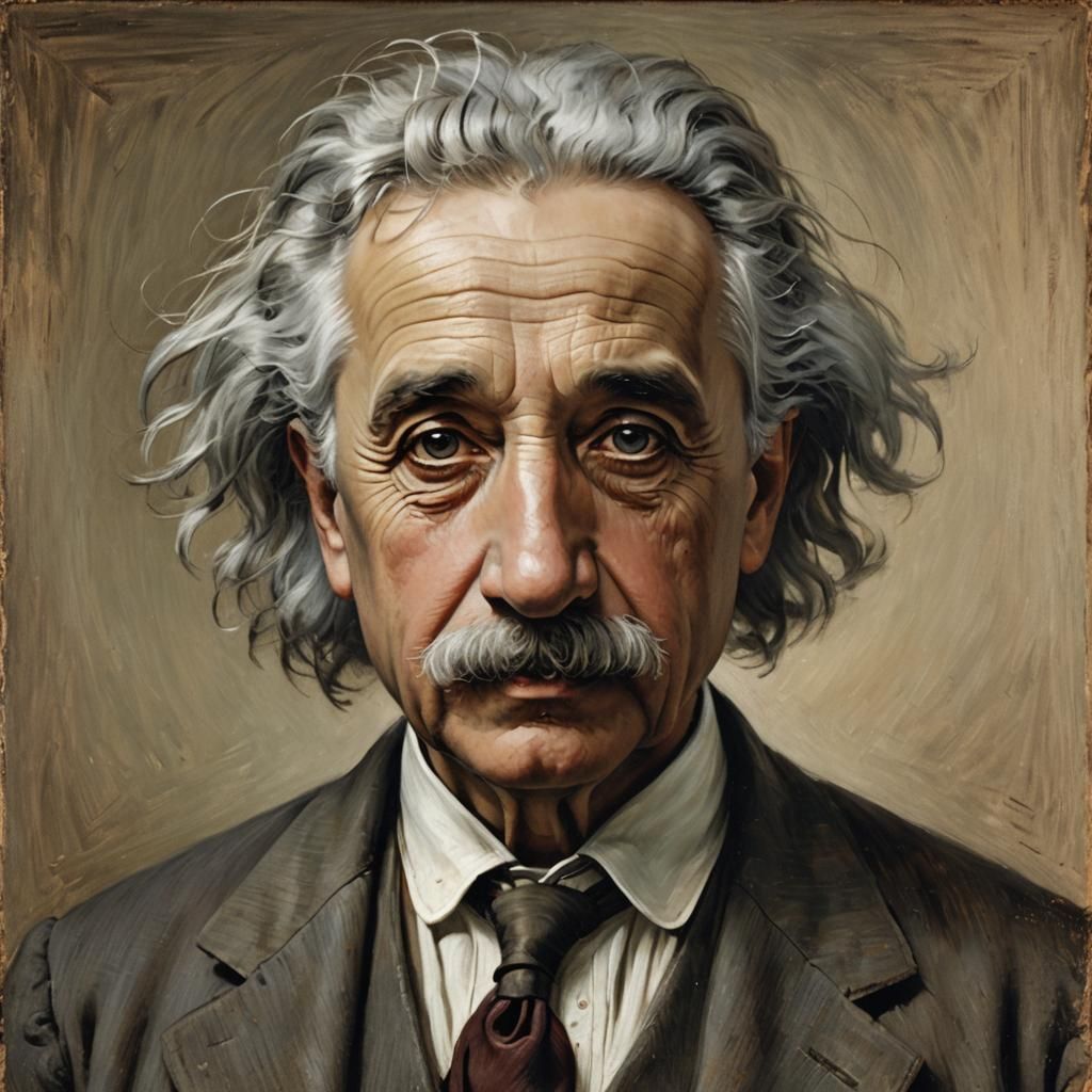 Portrait of Albert Einstein