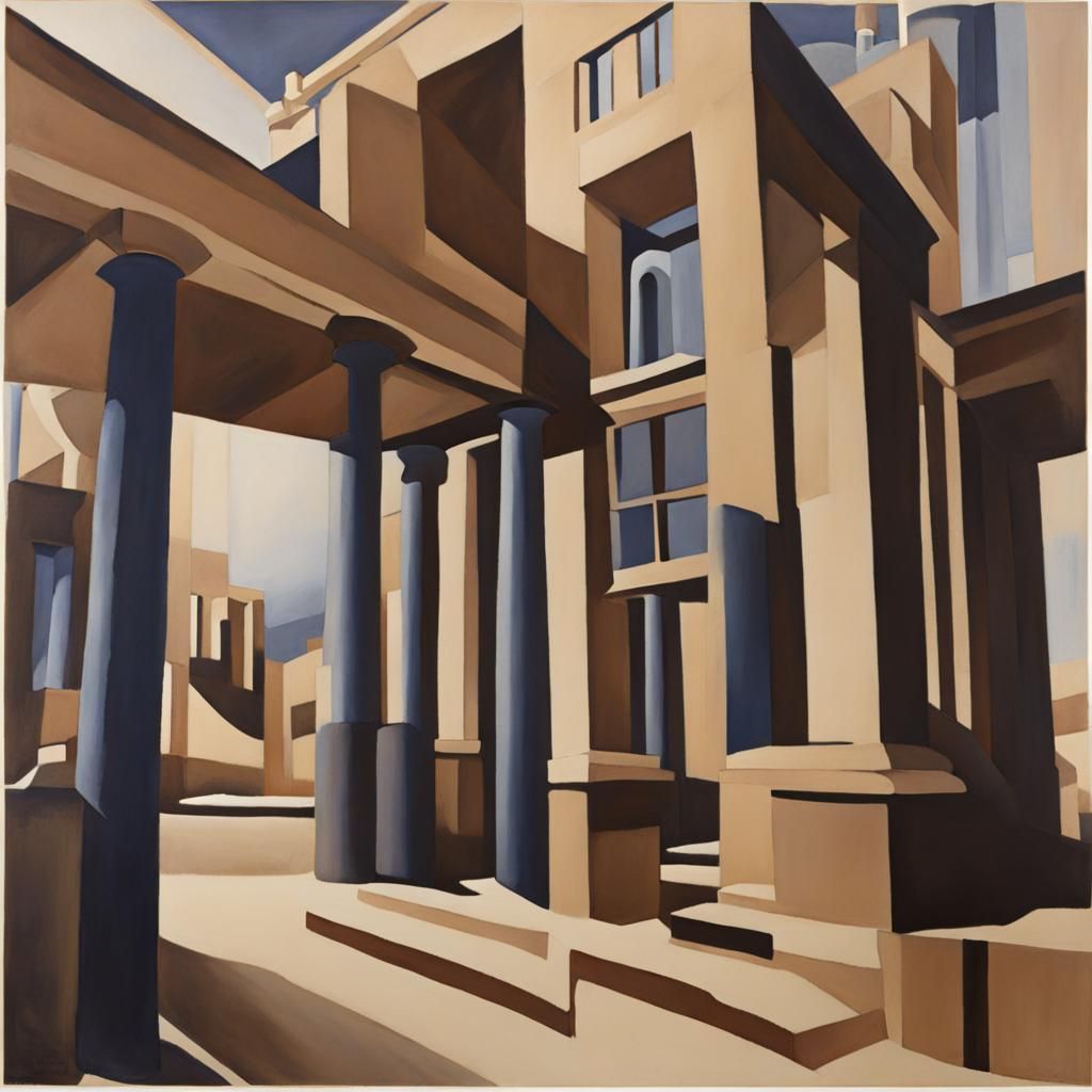 Lebanon Architecture in Precisionist Style