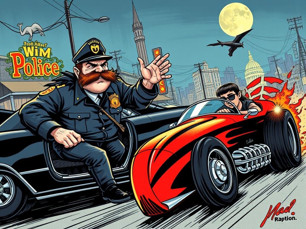 Cruisin' the main drag