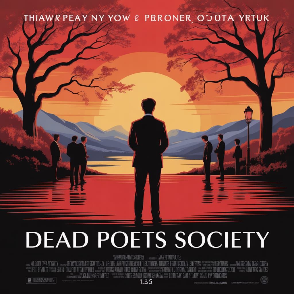 Dead Poets Society Film Poster 1:1.5 Aspect Ratio
