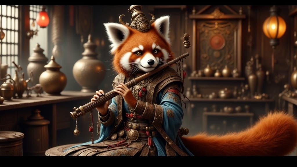 Po-Ling, Bard Were-Red Panda