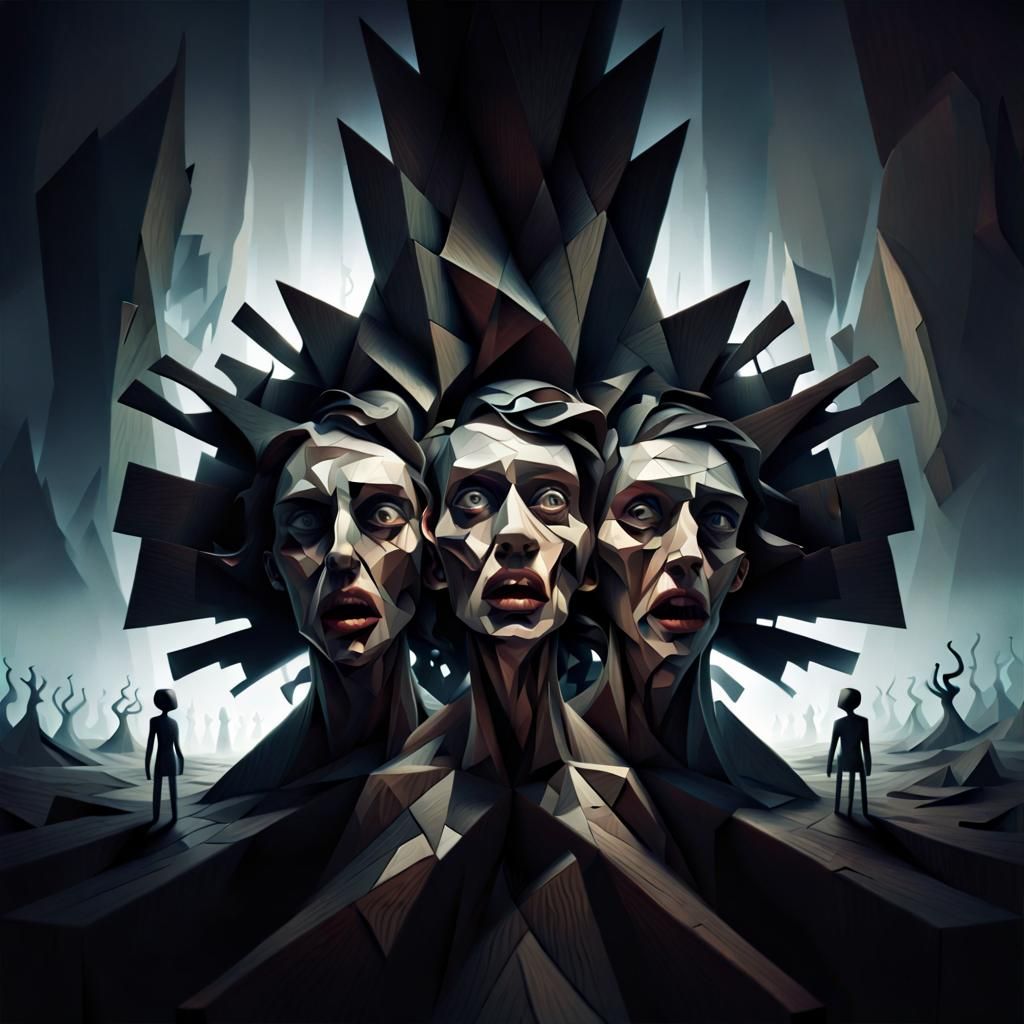 Distorted Dreamscape: Fragmented Fears