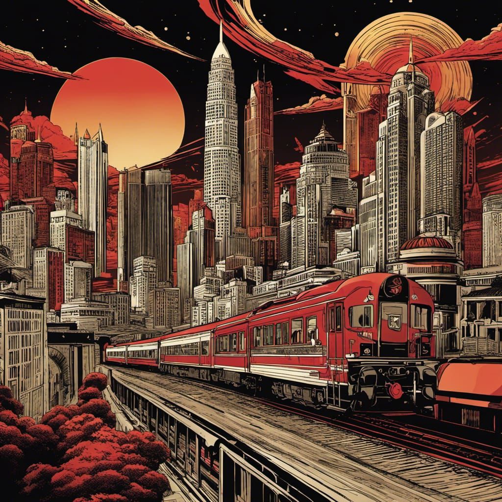 Chinese American Superhero Comic Book Art