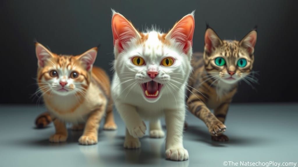 Whimsical Cats in Geek Mythology