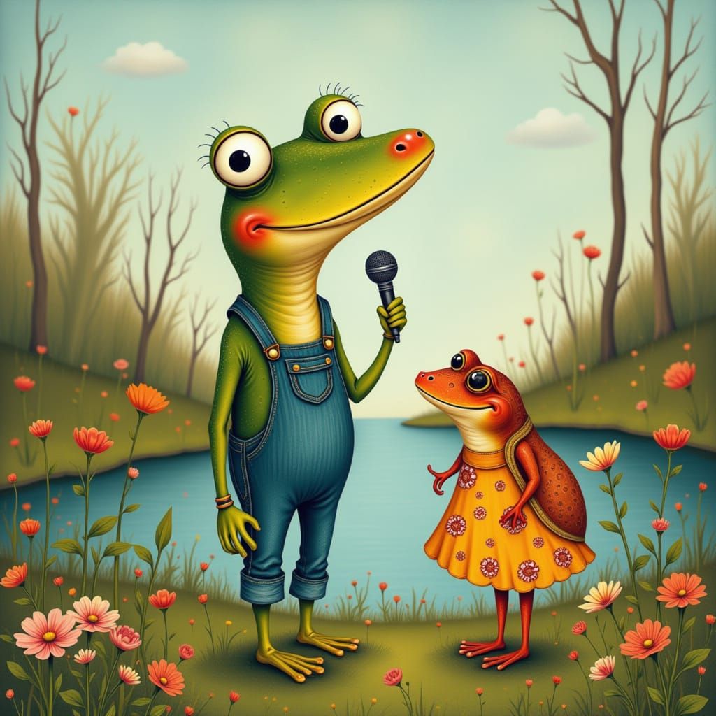 Singing Frog