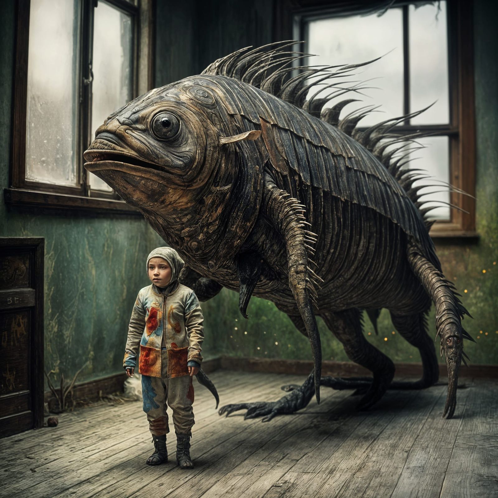Exotic Aliens and Pets in Surreal Bizarre Art
