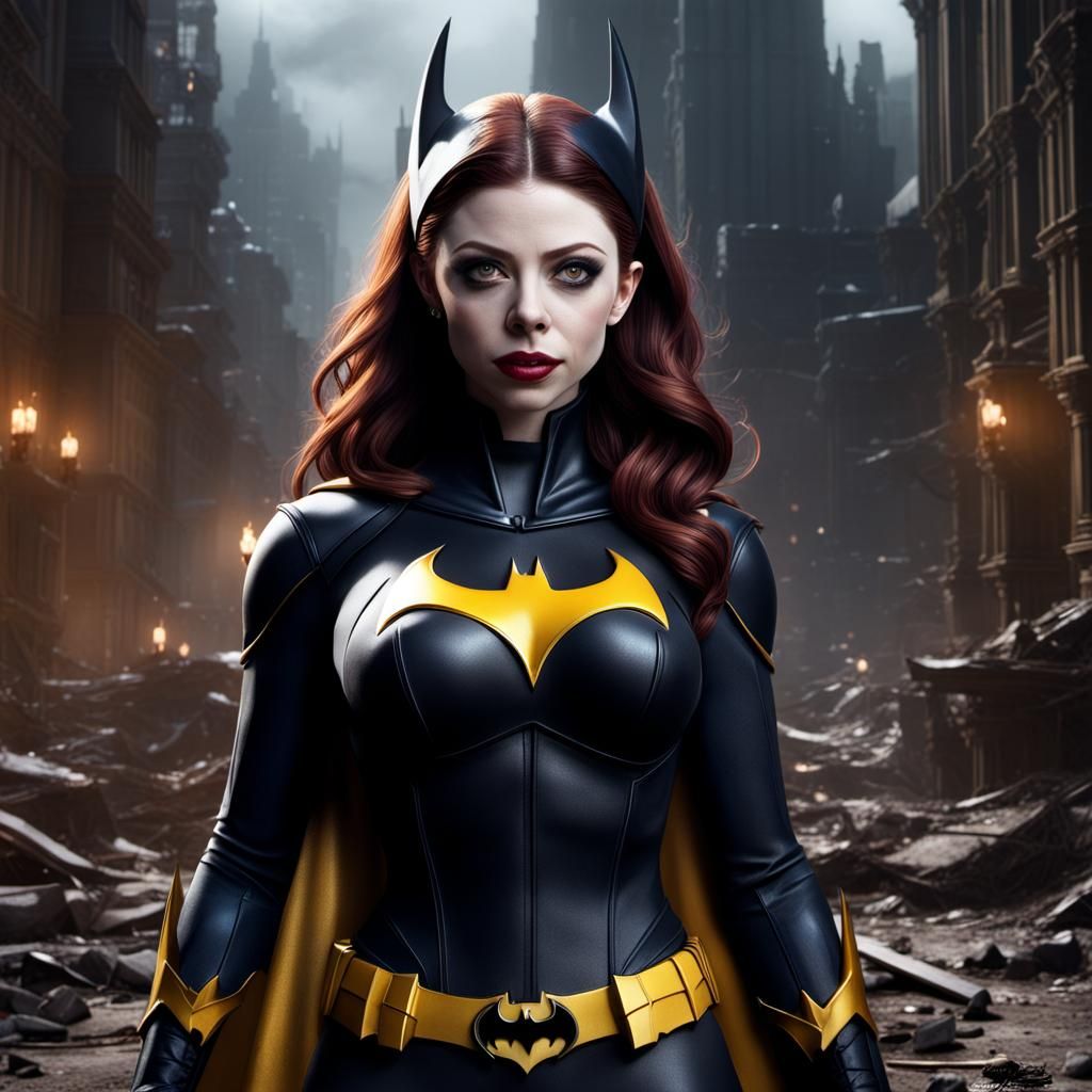 Michelle Trachtenberg as Batgirl: Detailed Matte Painting