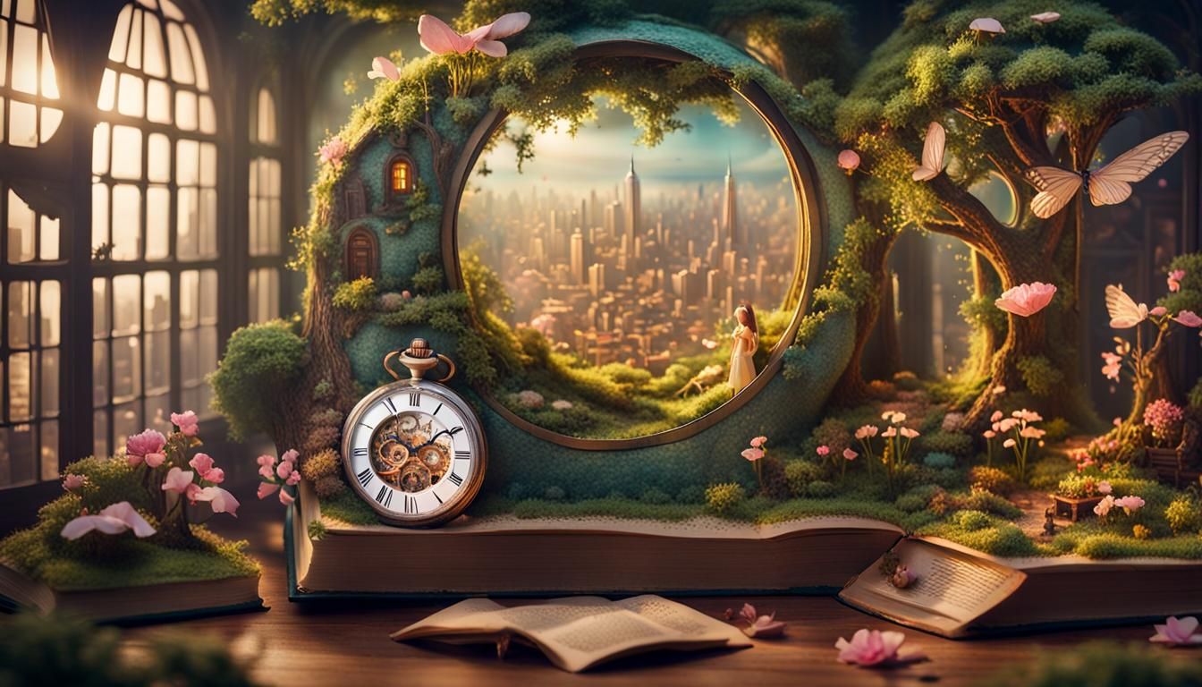 Enchanting Dioramas in Dreamlike Orton Effect