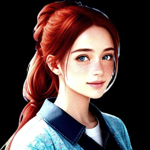 Russian Teen Girl in Modern Dress Exposed to Sunlight