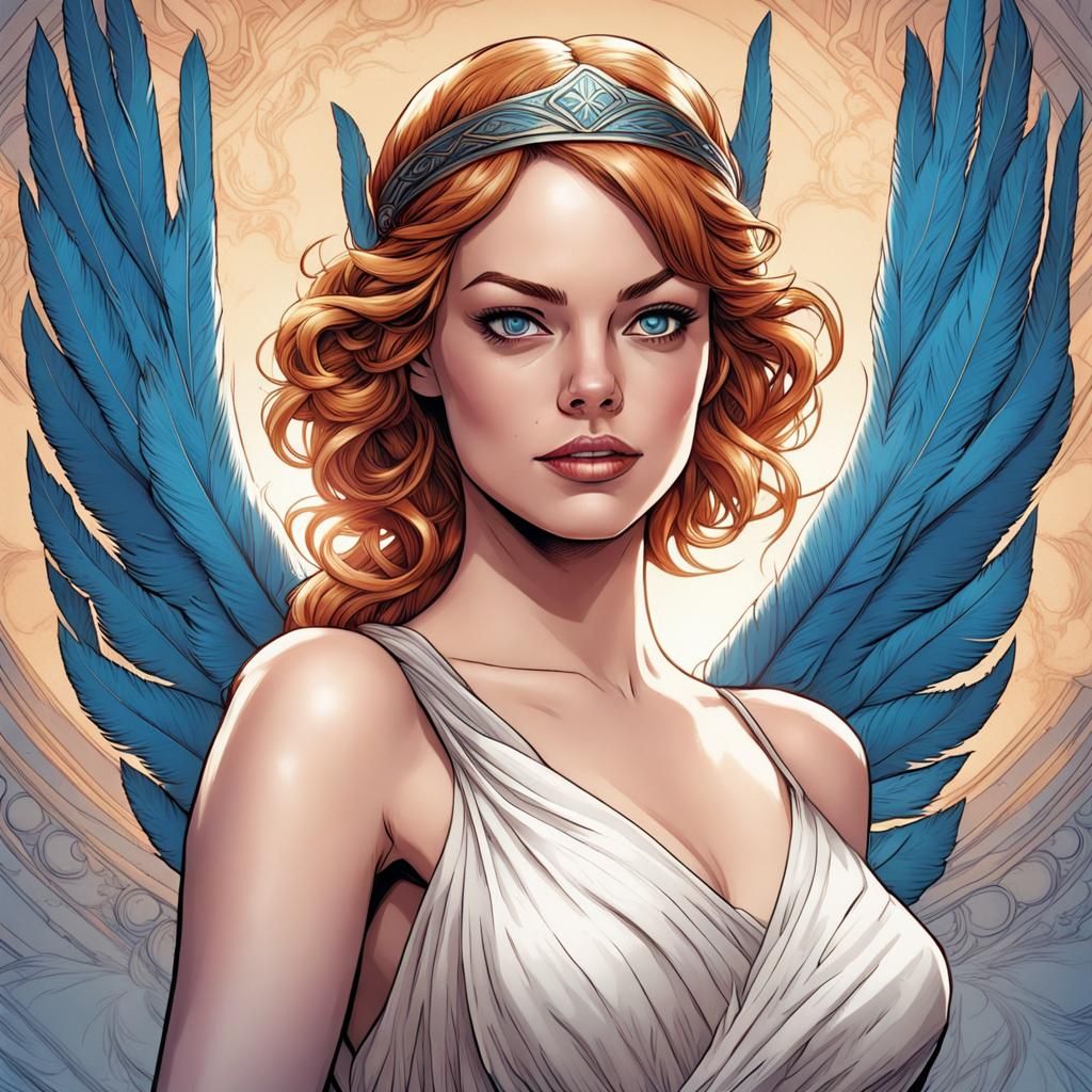 Aphrodite as Comic Book Art