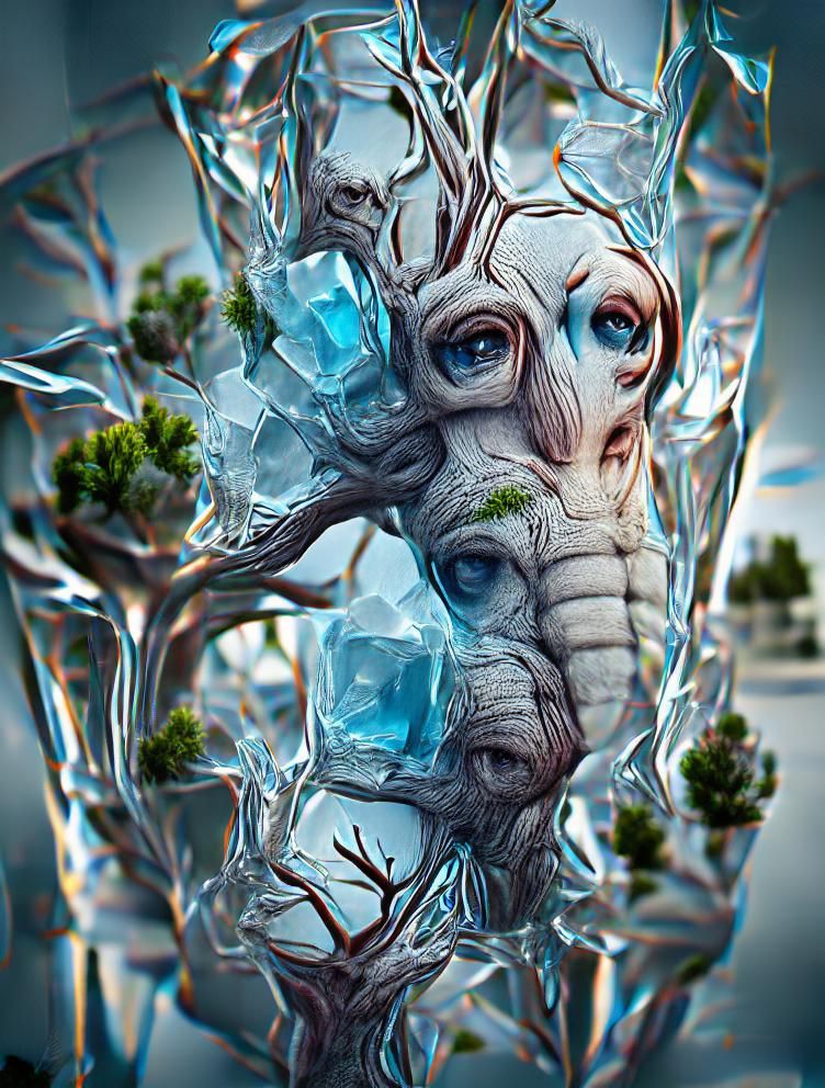 Icy Ent: Frozen Guardian of the Forest