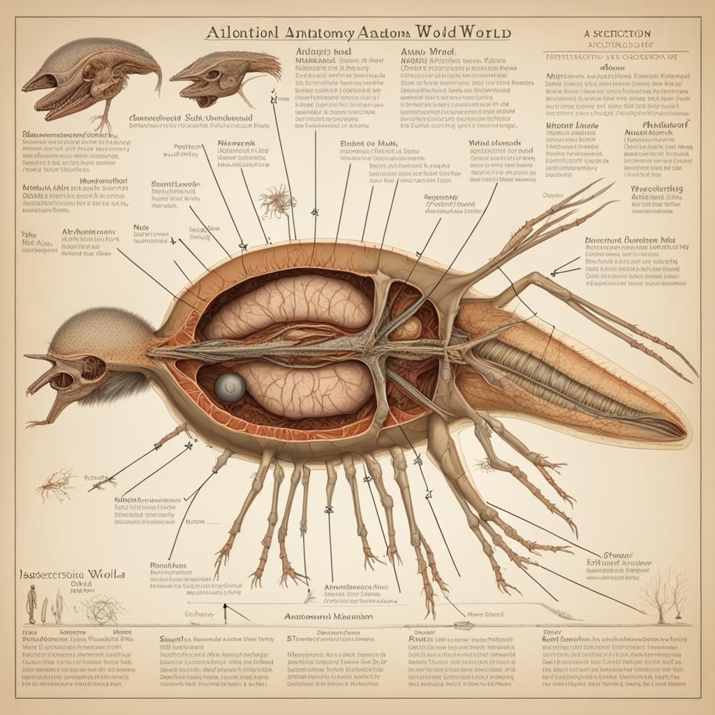 Alien Antlion Anatomy: A Biologically Accurate Chart