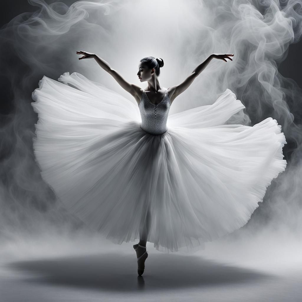 Misty smoke ballerina