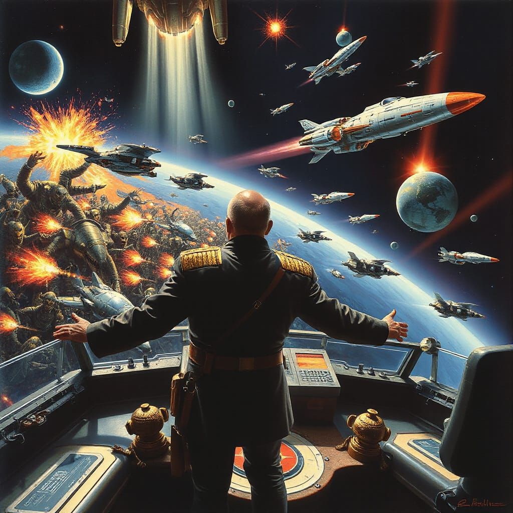 Captain Albator Battles Humanoids on Spaceship Atlantis