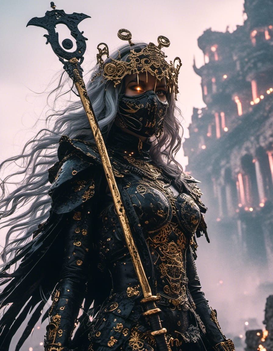 <lora:FuturePunk:1.0> <lora:NeoGraphic Horror XL:1.0> Dark f...