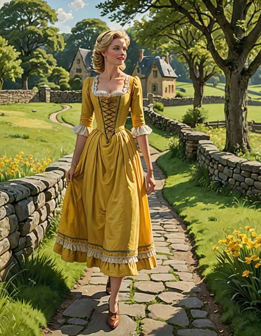 Katrina Van Tassel in Yellow