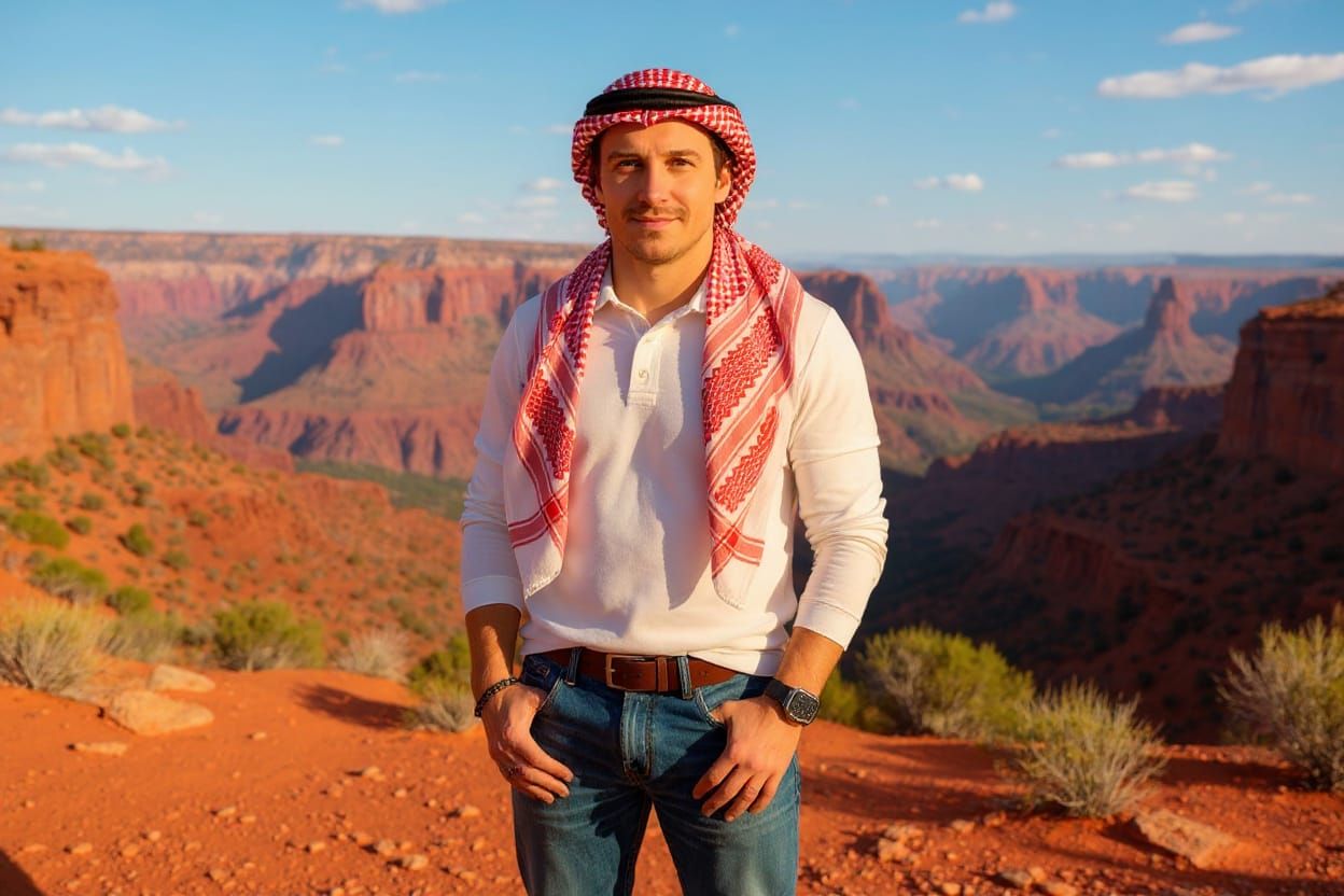 Grand Canyon Portrait in Photorealistic Style