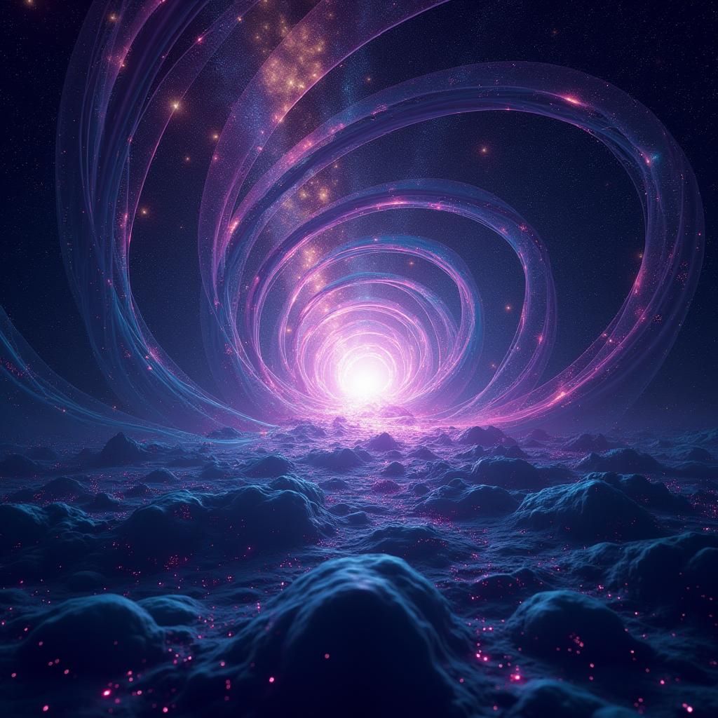 Endless Infinity: A Cosmic Tapestry of Color