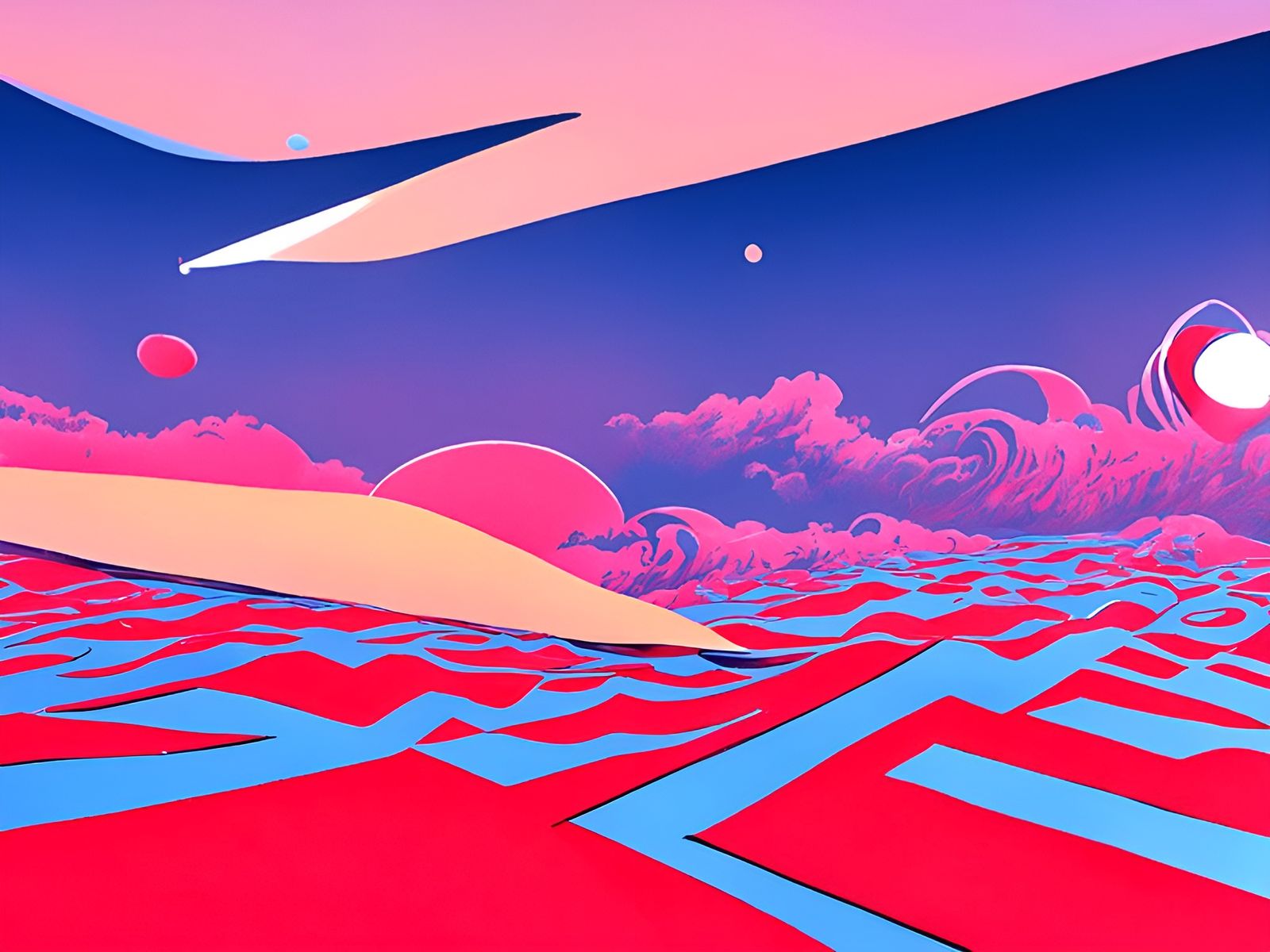 Retro 90s Illustration in Pop Art Style