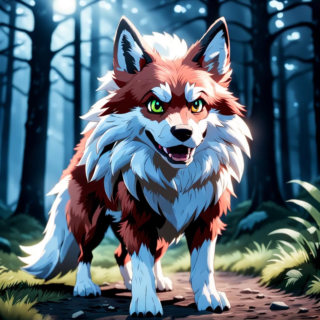 Balto as Lycanroc: Cinematic Pokémon World