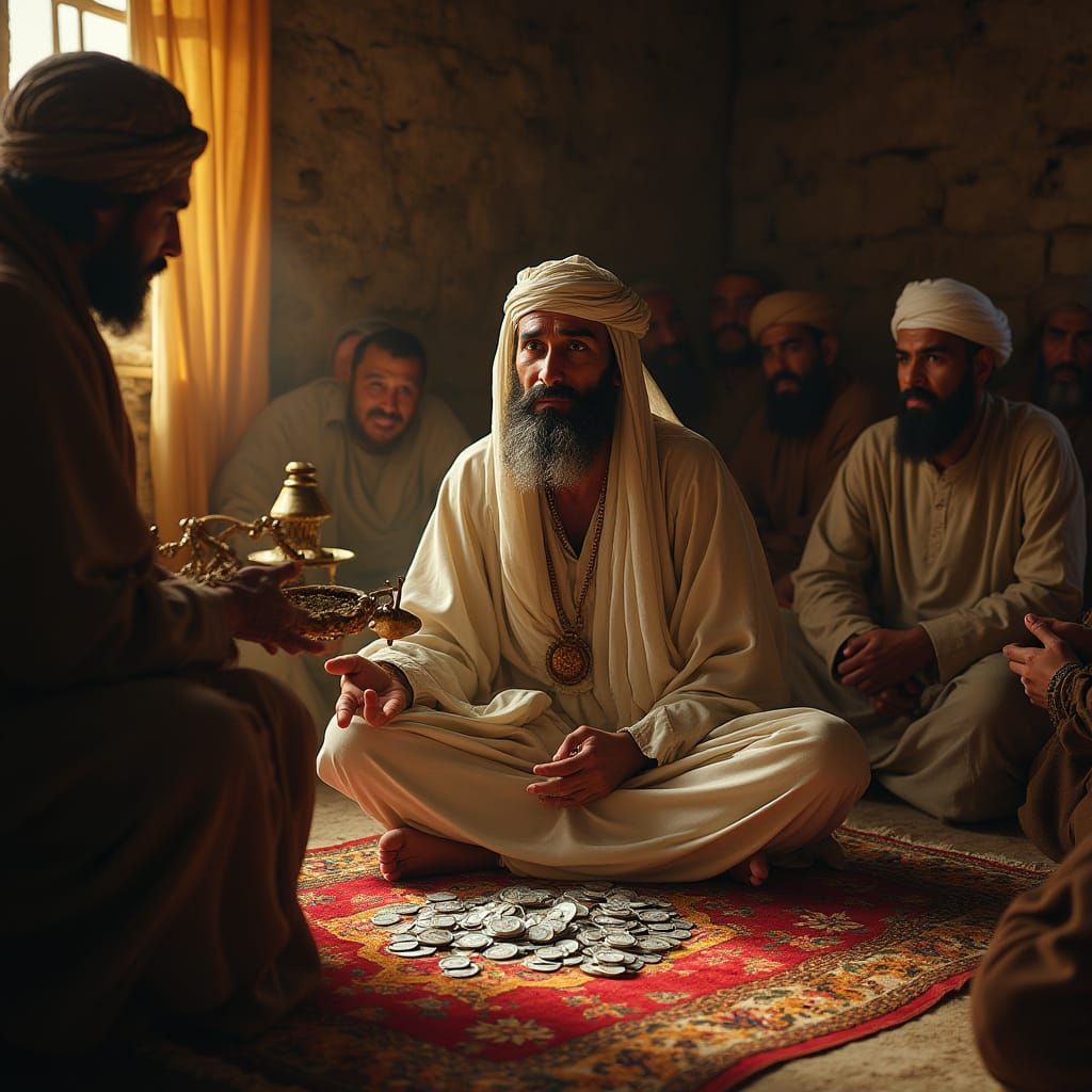 Serene Muslim Gentleman Refuses Offer with Humility and Devo...