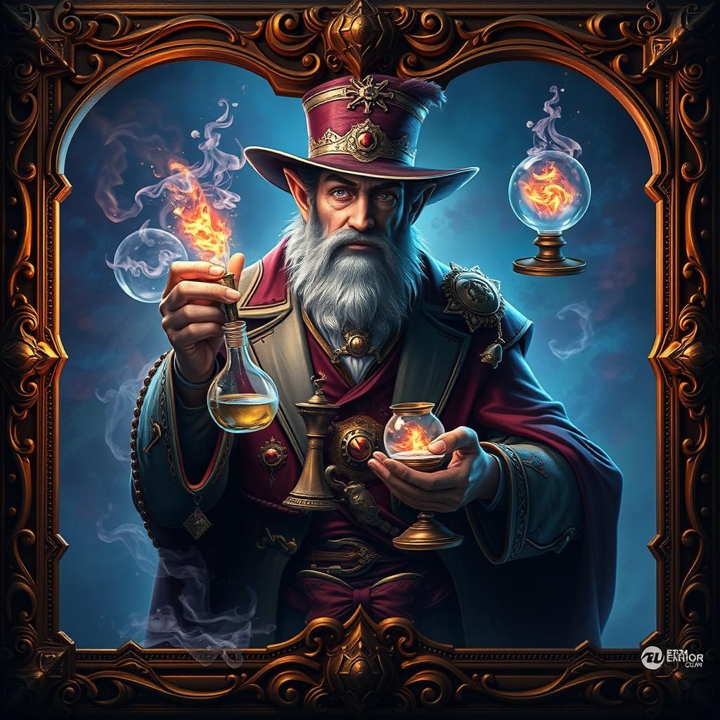 Griswold: Master Alchemist-Magician in Detailed Matte Painti...